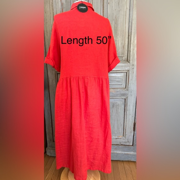 NWT Alembika linen dress size 2/US10 - Picture 11 of 12